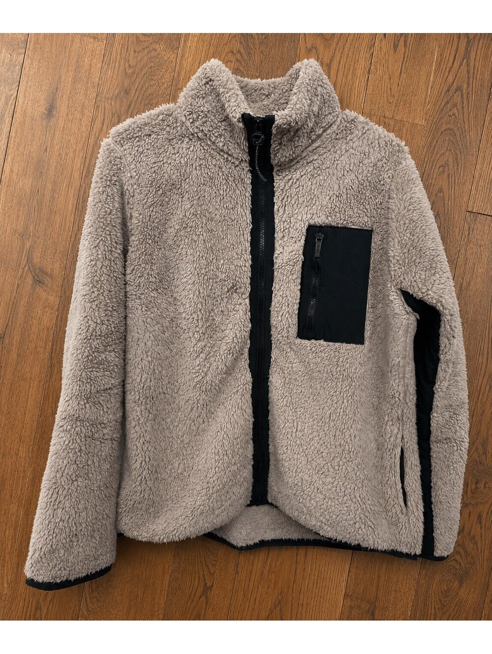 Calvin Klein Performance Women’s LG Sherpa Fleece Full Zip Jacket Pocket